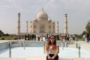 Taj Mahal Trip while volunteering India