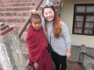 Teaching monks in Kalimpong